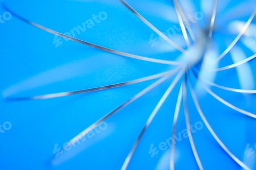 Preview: Blurred blue and silver abstract background. Winter colors concept.