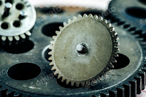 Preview: Gears from an old industrial machine