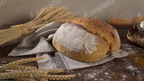 Preview: Homemade crispy turmeric bread