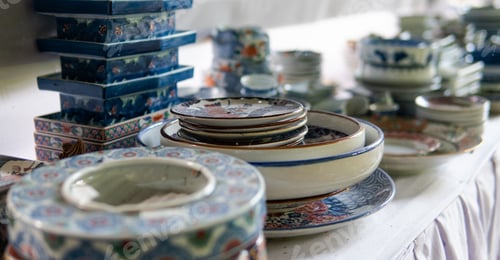 Preview: a large warehouse of vintage antique furniture and home decoration in southeast asia