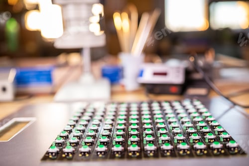 Preview: Panel of LED light indicators is in the production