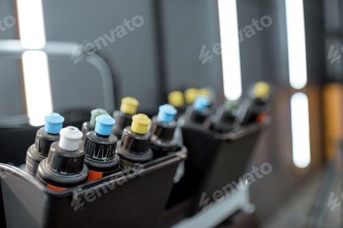 Preview: Toolbox with colorful wax tubes for car polishing