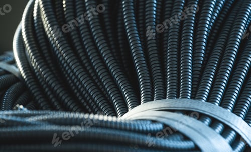 Preview: Huge bunch of metal flexible shield tubes