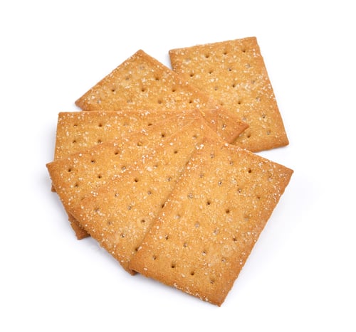 Preview: Cracker on white background