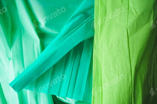 Preview: Green textured image of crepe paper in green tones