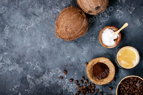 Preview: Bulletproof coffee with coconuts