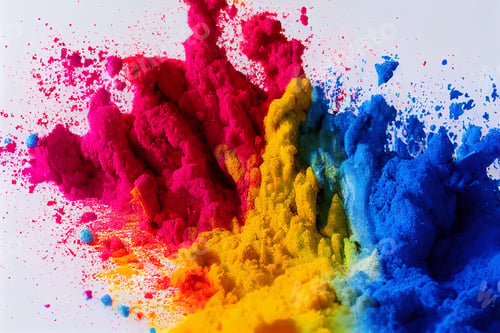 Preview: colorful holi paint powder explosion festival background