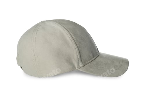 Preview: Stylish beige baseball cap isolated on white