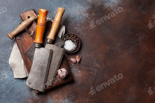 Preview: Vintage kitchen utensils and spices