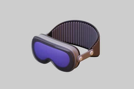 Visualização: Óculos de fone de ouvido de realidade virtual