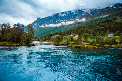 Preview: lovatnet lake Beautiful Nature Norway.