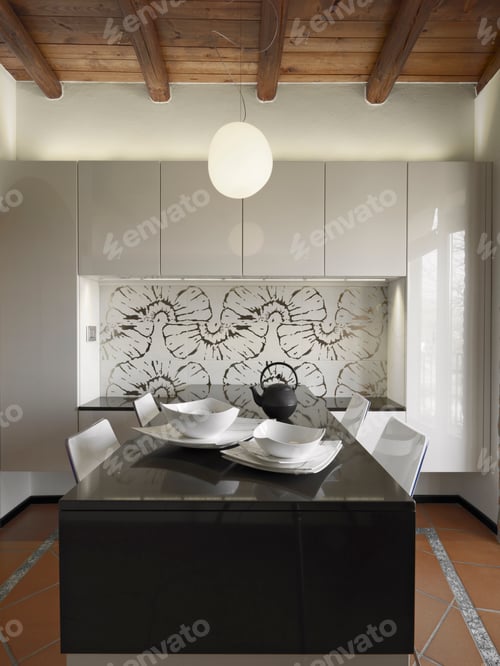 Preview: Interior of the Modern Kitchen