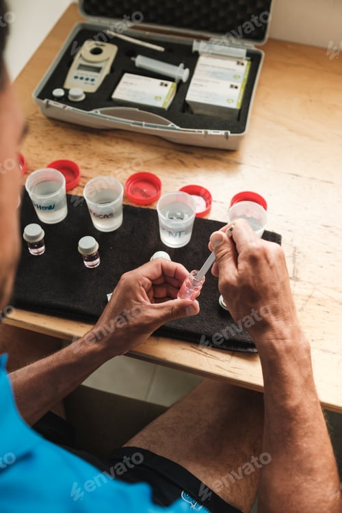 Preview: Veterinarian preparing medicine for animals