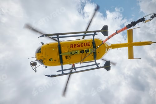 Preview: Flying helicopter of Emergency Medical Service