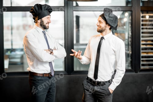 Preview: Bakers talking in the office