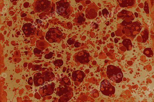 Preview: Texture of paper marbling design pattern in shades of red