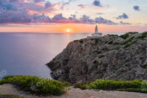 Preview: Far de Capdepera, Capdepera lighthouse, in Mallorca (Majorca), Balearic Islands, Spain
