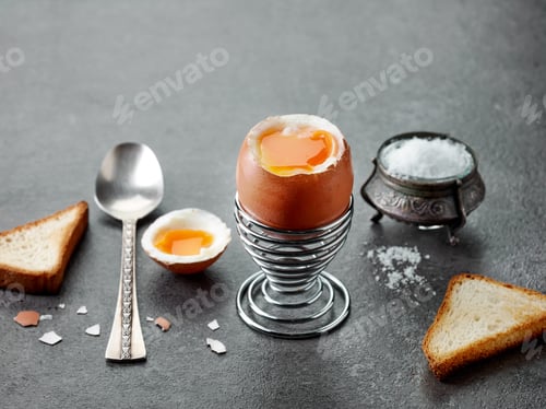 Preview: freshly boiled egg