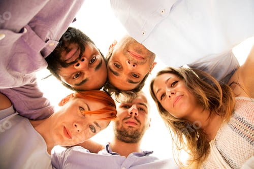 Preview: View from below at young people