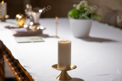 Preview: Preparation for the holy mass in the catholic church.