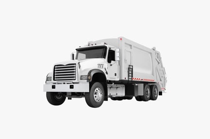 Preview: Refuse Truck - Heavy Duty Waste Collection Vehicle
