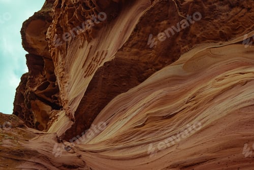 Preview: Beautiful shot of red canyons