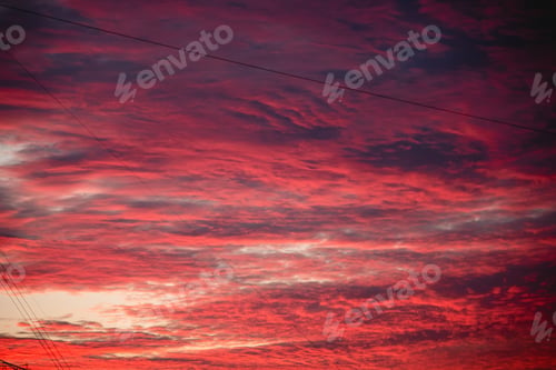 Preview: Amazing sunset sky