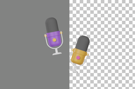 Preview: Microphone 3D Icon