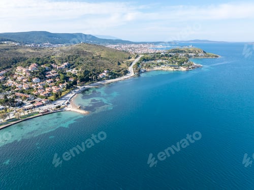 Preview: Cesmealti - Urla - Izmir - Turkey, View on ''Bride Rock'' or ''Sail Rock''. Gelinkaya