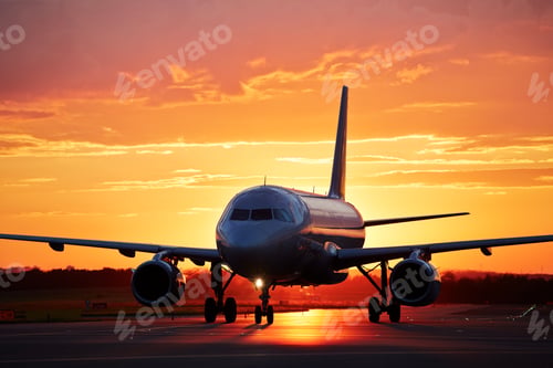 Preview: Landing at sunset