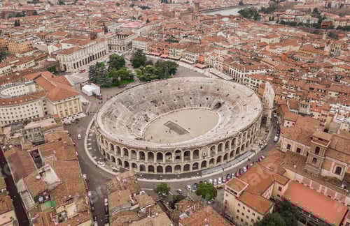 Preview: Aerial view of Arena di Verona