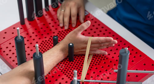 Preview: Development of movements of the radial wrist joint on a functional board for the hand.