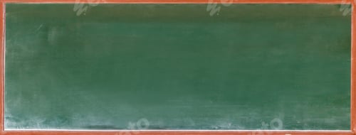 Preview: Empty green chalkboard texture hang on the white wall. double frame from green board