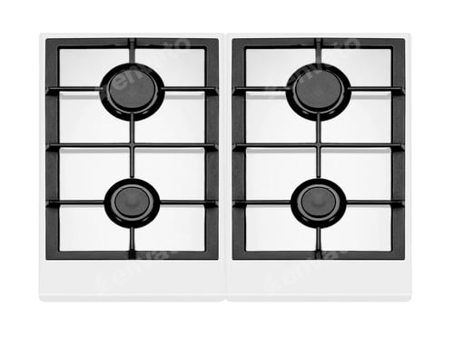 Preview: modern gas stove two burners