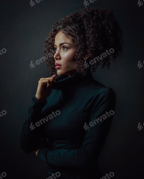 Preview: Portrait of young hot woman posing