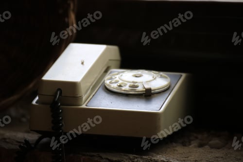 Preview: Background of a retro phone