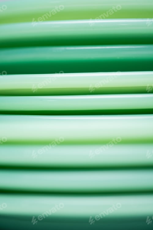 Preview: Stacked jadite flatware and plates
