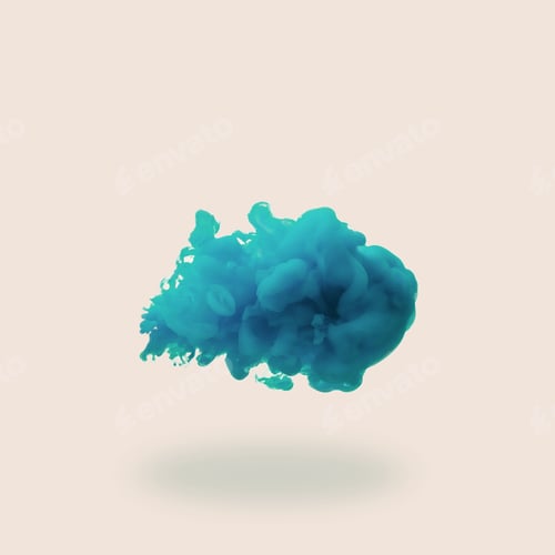 Preview: Abstract cloud of acrylic paint in water