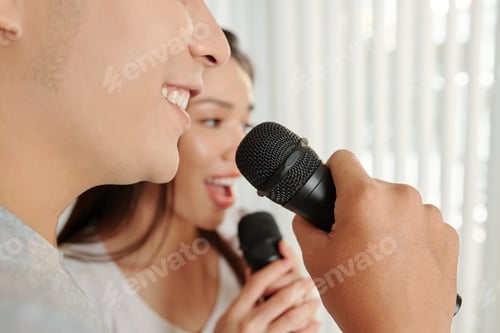Preview: People singing in microphones