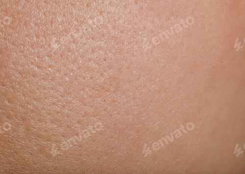 Preview: Closeup view of human skin as background