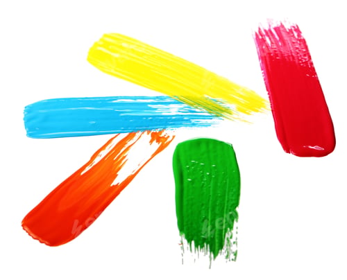Preview: Samples of colorful paint