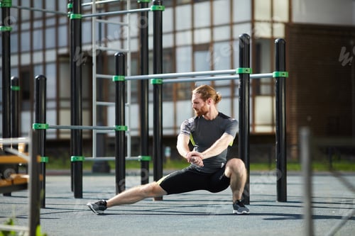 Preview: Adductor stretch exercise