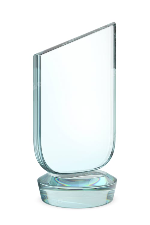 Preview: Glass award trophy
