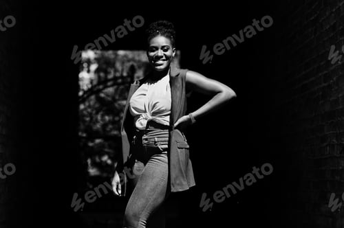 Preview: Stylish african american woman