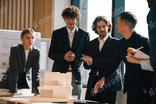 Preview: Professional Marketing Team, Diverse Colleagues and Businesswoman Collaborate Meeting