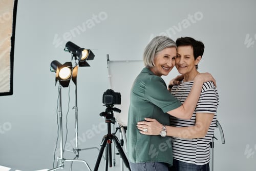 Preview: Eternal embrace: two women, one camera