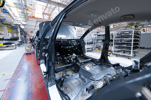 Preview: Automotive mechanical assembly, engine, transmission, suspension and breaking system. Automotive