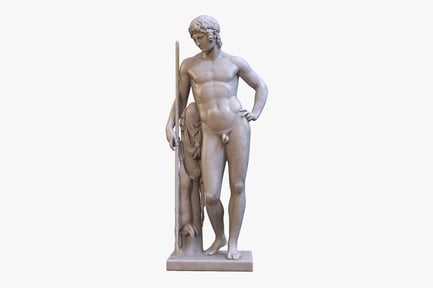 Preview: Adonis with Rabbit and Spear, Marble Statue