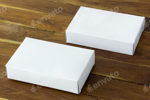 Preview: white box, mockup, package