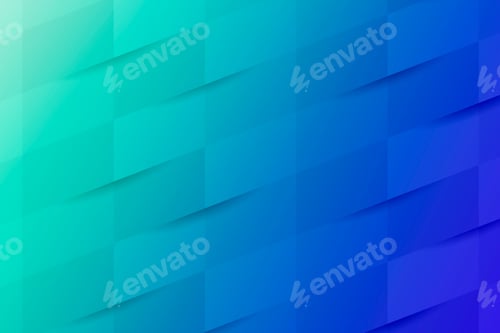 Preview: Blue and turquoise geometrical pattern background